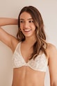 Grudnjak women'secret SOFT FEMININE čipka bijela 4027771