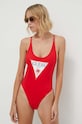 Guess egyrészes fürdőruha melltartó merevítő nélkül piros E4GJ48.LY00K