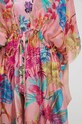 Пляжна накидка з домішкою шовку Guess E4GK08.WE550 рожевий