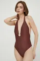 brązowy Guess jednoczęściowy strój kąpielowy Damski