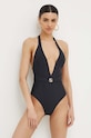 Guess jednoczęściowy strój kąpielowy miękka czarny E4GJ50.MC04R