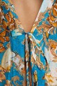 Παρεό παραλίας με πρόσμιξη μεταξιού Guess μπλε E4GK03.WE550