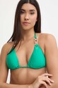 Bikini top Guess χωρίς μεταλλικές μπανέλες πράσινο E4GJ14.KC620