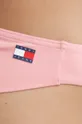 rózsaszín Tommy Jeans brazil bikini alsó