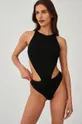 μαύρο Κορμάκι Undress Code Naked Instinct Bodysuit Γυναικεία