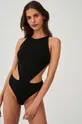 čierna Body Undress Code Naked Instinct Bodysuit
