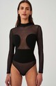 Undress Code body All-Nighter Bodysuit tkanina czarny 539