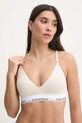 Grudnjak za dojenje Calvin Klein Underwear pletivo bež 000QF6218E