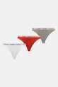 Calvin Klein Underwear chiloti 3-pack rosu 000QD5207E