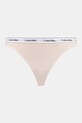 Odzież Calvin Klein Underwear stringi 3-pack 000QD5209E różowy