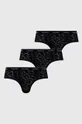nero Calvin Klein Underwear slip brasiliani pacco da 3 Donna