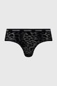 Kalhotky brazilky Calvin Klein Underwear 3-pack 000QD5225E černá AA00