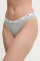 Стринги Calvin Klein Underwear трикотаж серый 000QD5043E