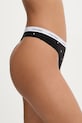 Calvin Klein Underwear dámske tangá bavlnené s elastanom 000QD5043E čierna AA00