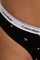 Oblečenie Calvin Klein Underwear dámske tangá bavlnené s elastanom 000QD5043E čierna