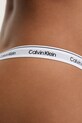 Oblečení Calvin Klein Underwear tanga dámské bavlněné s elastanem 000QD5157E růžová