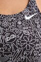 Nike costum de baie dintr-o bucată Hydrastrong Multi Print NESSE004 negru