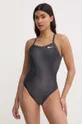 Jednodijelni kupaći kostim Nike Hydrastrong Delta siva