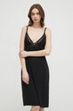 Calvin Klein Underwear koszulka nocna dzianina czarny 000QS6926E
