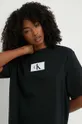 чёрный Хлопковая ночная рубашка Calvin Klein Underwear