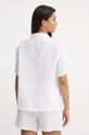 Хлопковая пижамная рубашка Calvin Klein Underwear бежевый