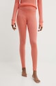 Icebreaker legginsy funkcyjne 125 ZoneKnit Planet friendly pomarańczowy IB0A56H6B751