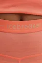 pomarańczowy Icebreaker legginsy funkcyjne 125 ZoneKnit