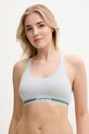 Бюстгальтер Lacoste трикотаж серый IF8179