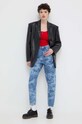 Tommy Jeans body DW0DW17993 rosso SS24