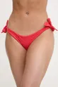 czerwony Max Mara Beachwear figi kąpielowe Damski