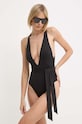 Jednodílné plavky Max Mara Beachwear měkké černá 2416831179600