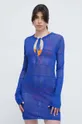 niebieski Desigual sukienka plażowa DRESS EL CAIRO Damski