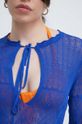 Desigual sukienka plażowa DRESS EL CAIRO niebieski 24SWMF03