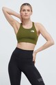 The North Face biustonosz sportowy dwustronny Flex zielony NF0A886QWI91