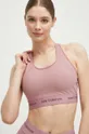 ροζ Αθλητικό σουτιέν New Balance Sleek