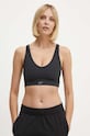 Športová podprsenka Reebok Active Collective Dreamblend bez kostíc čierna 100075387