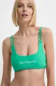 zielony Karl Lagerfeld biustonosz kąpielowy Damski