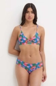 Picture bikini felső Kalta print Triangle Top többszínű