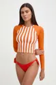 narančasta Majica dugih rukava za kupanje Picture Pearling Ženski