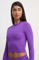 Ruházat Casall hosszú ujjú fürdőruha Rashguard 24117 lila