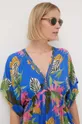 Desigual tappetino mare TROPICAL PARTY blu