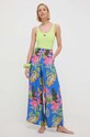 Плажен панталон Desigual TROPICAL PARTY 24SWMW21 син SS24