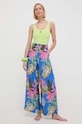 Hlače za plažu Desigual TROPICAL PARTY 24SWMW21 plava SS24