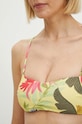 Oblačila Zgornji del kopalk Desigual PALMS TOP 24SWMK06 rumena