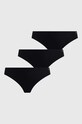 Under Armour stringi 3-pack dzianina czarny 25UUSHJ135