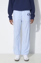 Sporty & Rich cotton pyjama trousers Buoy Pyjama Bottom blue PJ1072BS