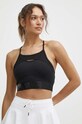 Športová podprsenka EA7 Emporio Armani bez kostíc čierna 3DTH62.TJKLZ.1200