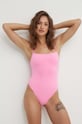 Jednodielne plavky Praia Beachwear Baltic BALTIC ružová SS25