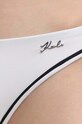 Odzież Karl Lagerfeld figi kąpielowe BICOLOR KL22WBT07 biały