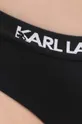 czarny Karl Lagerfeld figi kąpielowe SPORT